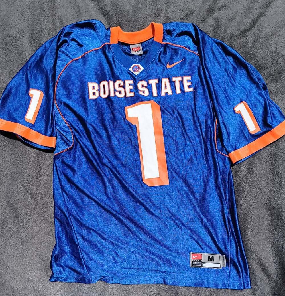 Nike Boise State Broncos Football Jersey Blue Men’s Medium #1 Team - Picture 5 of 5